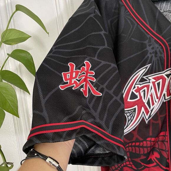 Vintage Y2K Men’s Marvel Comics Amazing SpiderMan Baseball Jersey Sz XL (2002) - Picture 3 of 10